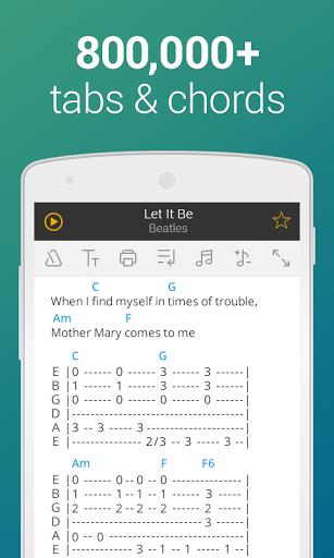 Ultimate Guitar Tabs(無限吉他樂譜) V4.1.7 安卓版截圖1